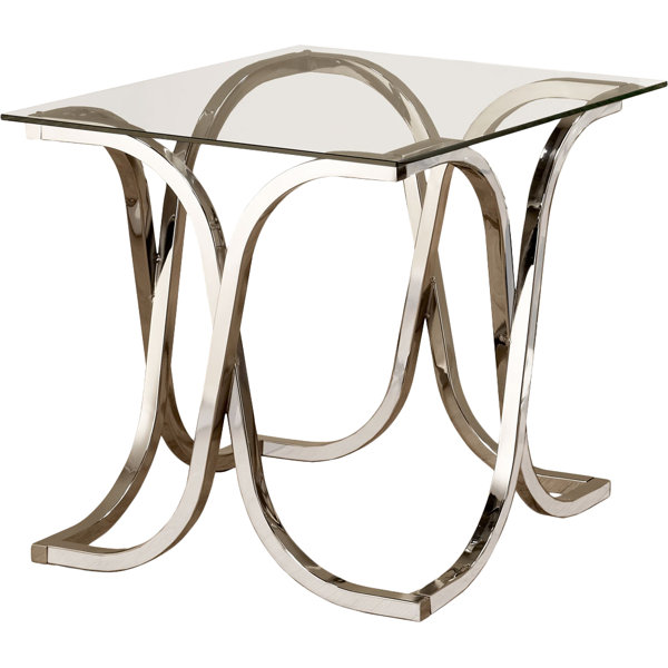 Wildon Home® Greenbush Curved Xshaped End Table & Reviews Wayfair